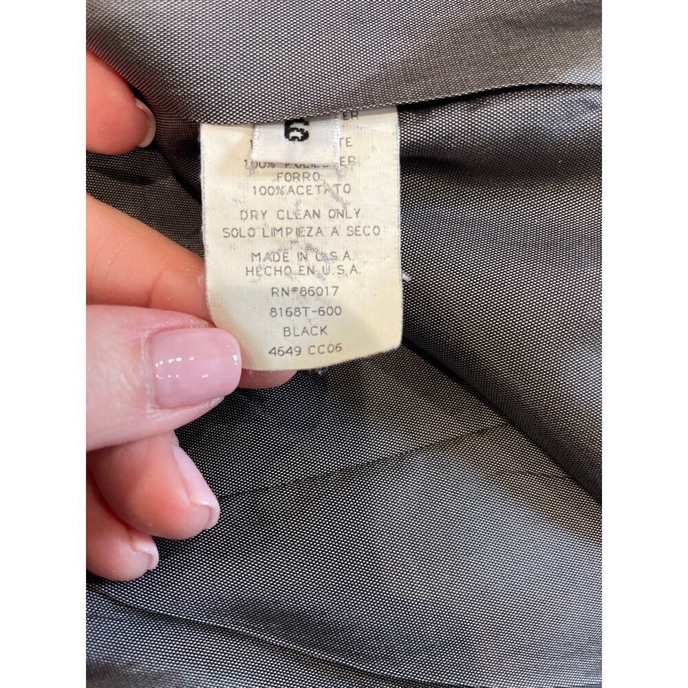 Vintage Bebe Women’s Blazer Jacket in Black size 6. - Picture 8 of 14